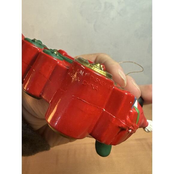 Mickey Mouse Train Christmas Ornnament Conductor Santa - Picture 6 of 8